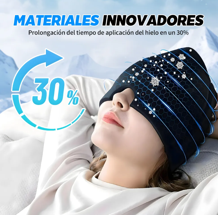 Gorro Para Migraña De Gel Con Compresion